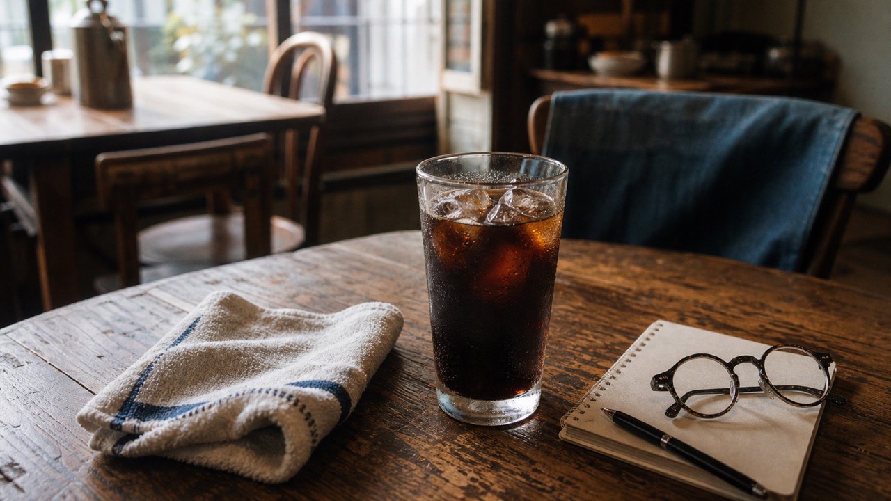 誰に向けたアイスコーヒー