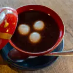 冬のぜんざい。