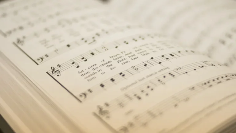 shallow focus photography of musical note book