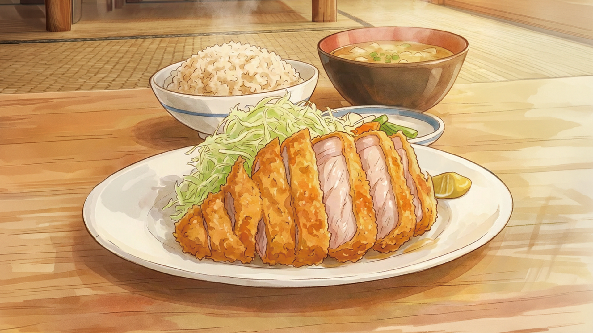 とんかつ屋「紫香邸」