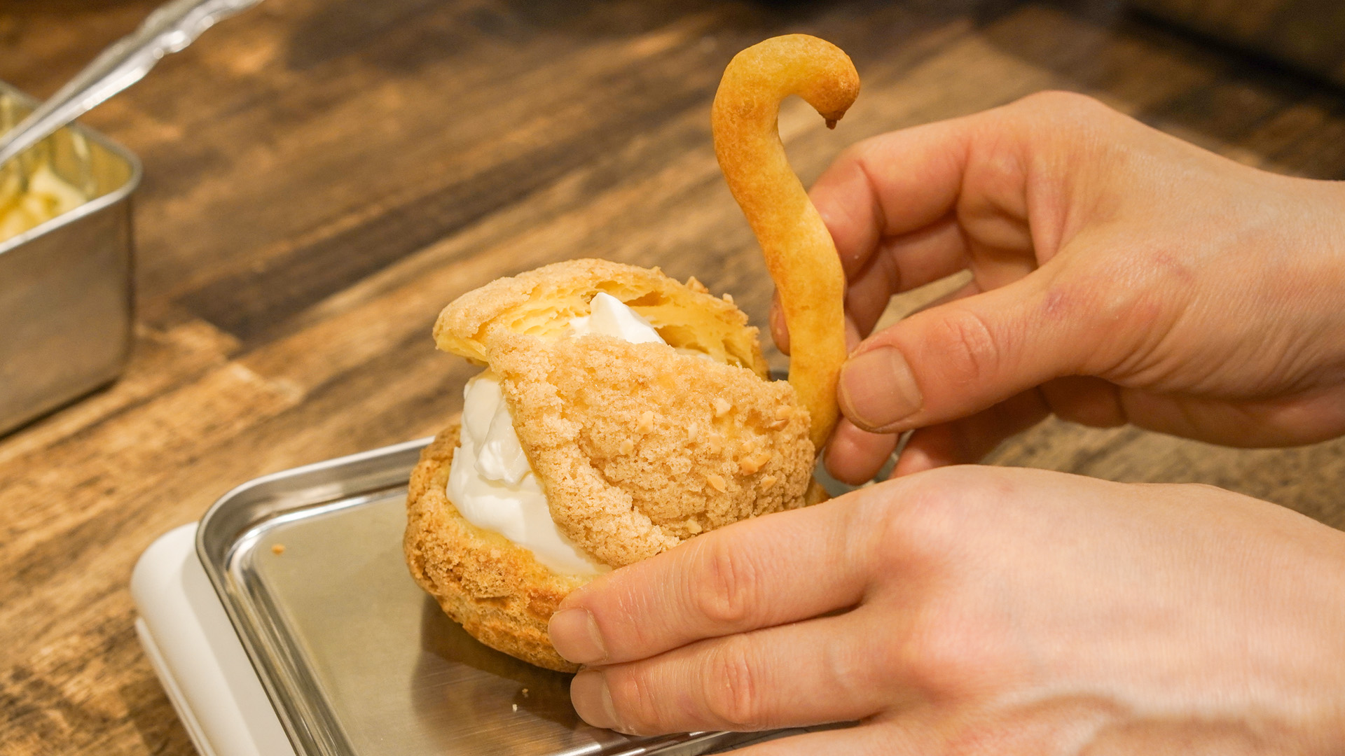 スワンの組み立て